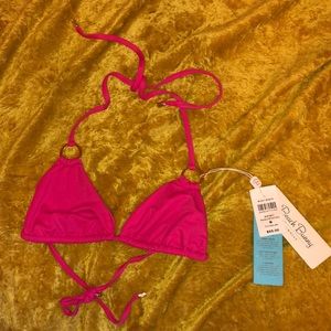 NWT Beach Bunny Fuschia Bikini Top